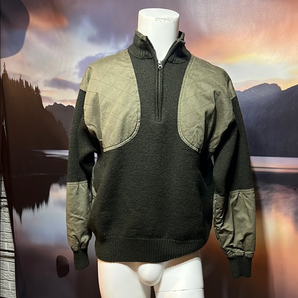 Browning Men's Heavy Wool Zip-Up Sweater